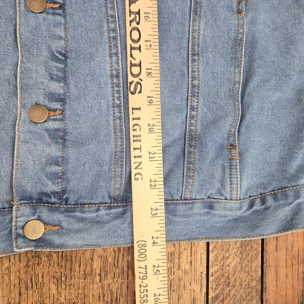 Vintage Y2k Friends You're My Lobster Denim Vest Show Size Med Aniston Battle - Picture 6 of 6